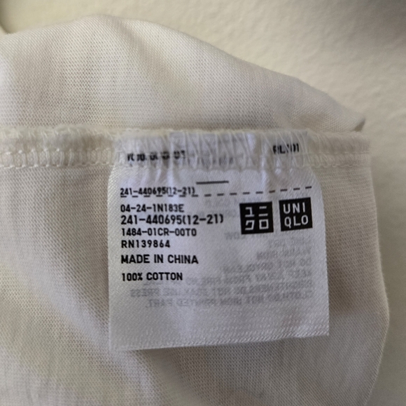 Uniqlo Paul & Joe Floral Graphic T-Shirt Off White L - Picture 4 of 8